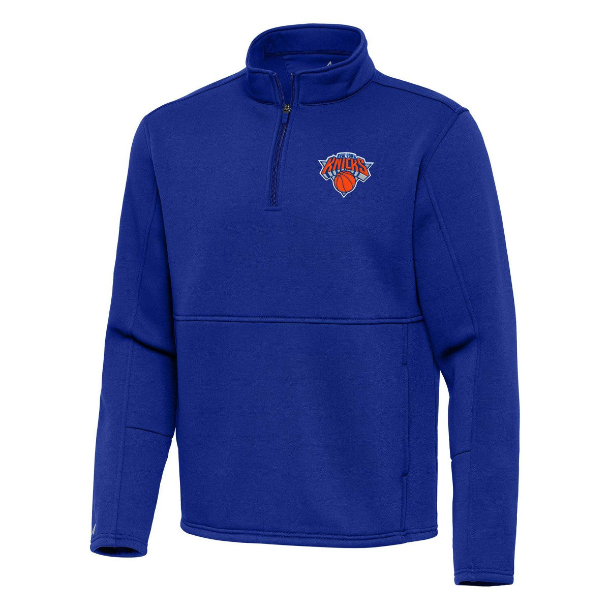 NBA - New York Knicks Antigua Twist Quarter-Zip Pullover Top - Blue
