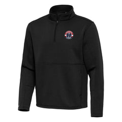 NBA - Washington Wizards Antigua Twist Quarter-Zip Pullover Top - Black