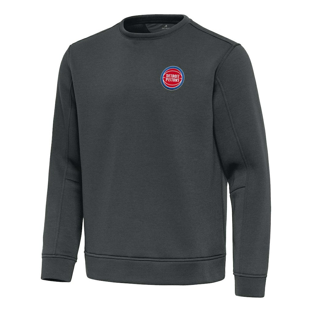 NBA - Detroit Pistons Antigua Relevant Pullover Sweatshirt - Pewter