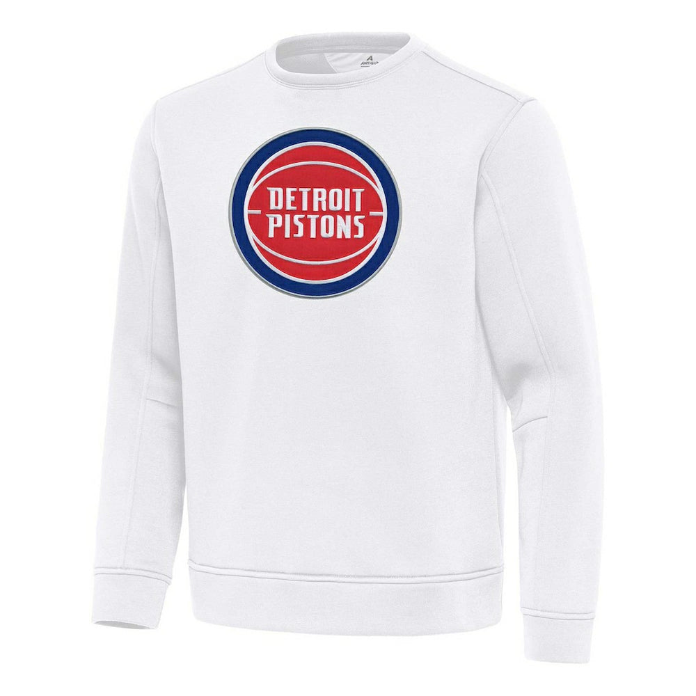 NBA - Detroit Pistons Antigua Relevant Pullover Sweatshirt - White