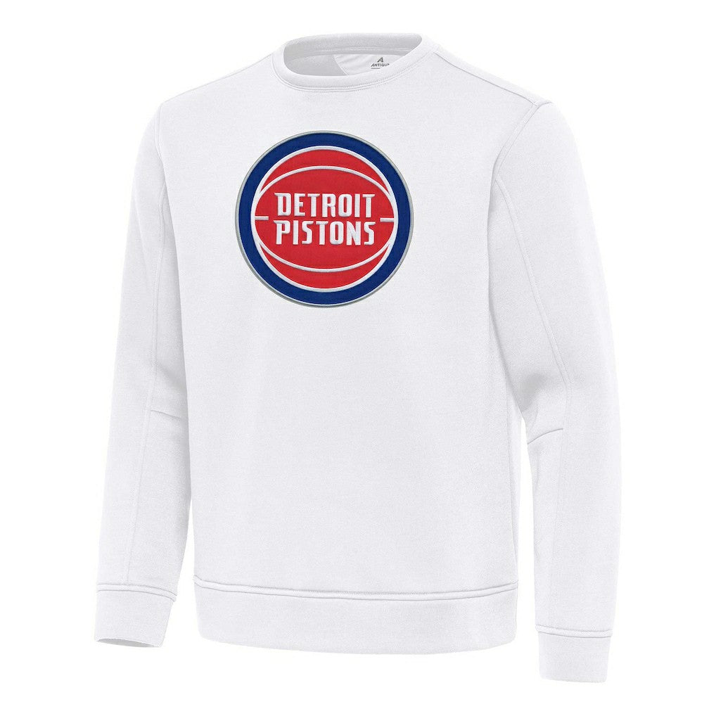 NBA - Detroit Pistons Antigua Relevant Pullover Sweatshirt - White