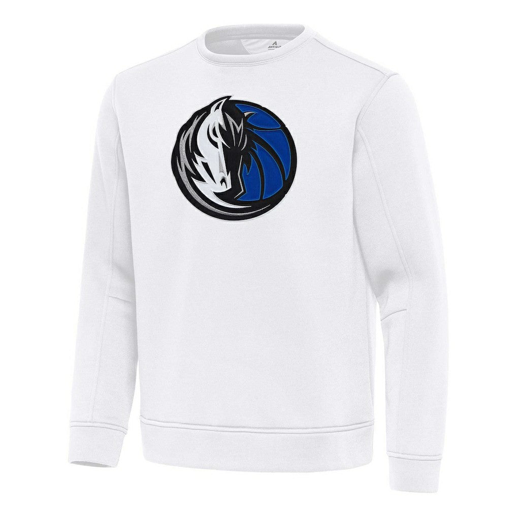 NBA - Dallas Mavericks Antigua Relevant Pullover Sweatshirt - White