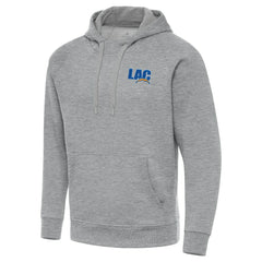 Men's Los Angeles Chargers Antigua Victory Pullover Hoodie Heather Gray - NFL