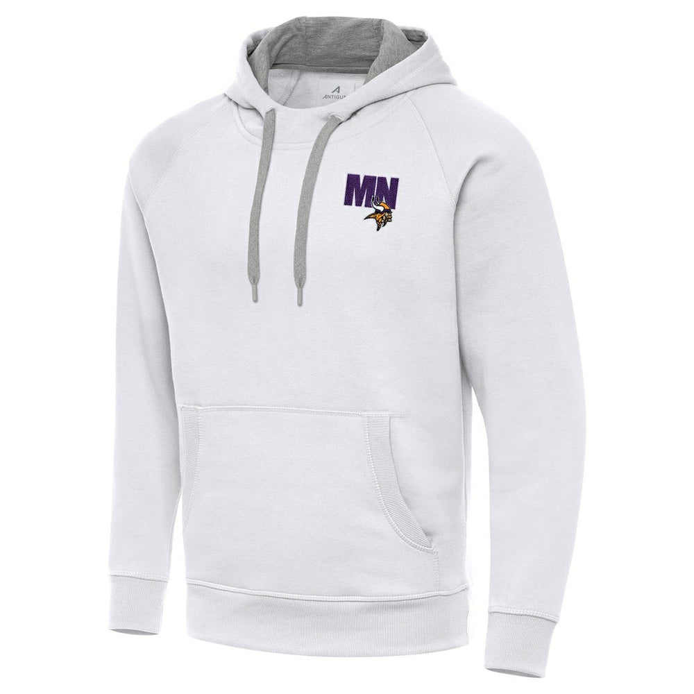 Men's Minnesota Vikings Antigua Victory Pullover Hoodie White - NFL