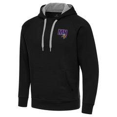 Men's Minnesota Vikings Antigua Victory Pullover Hoodie Black - NFL