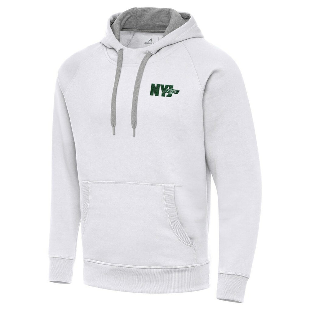 Men's New York Jets Antigua Victory Pullover Hoodie White - NFL