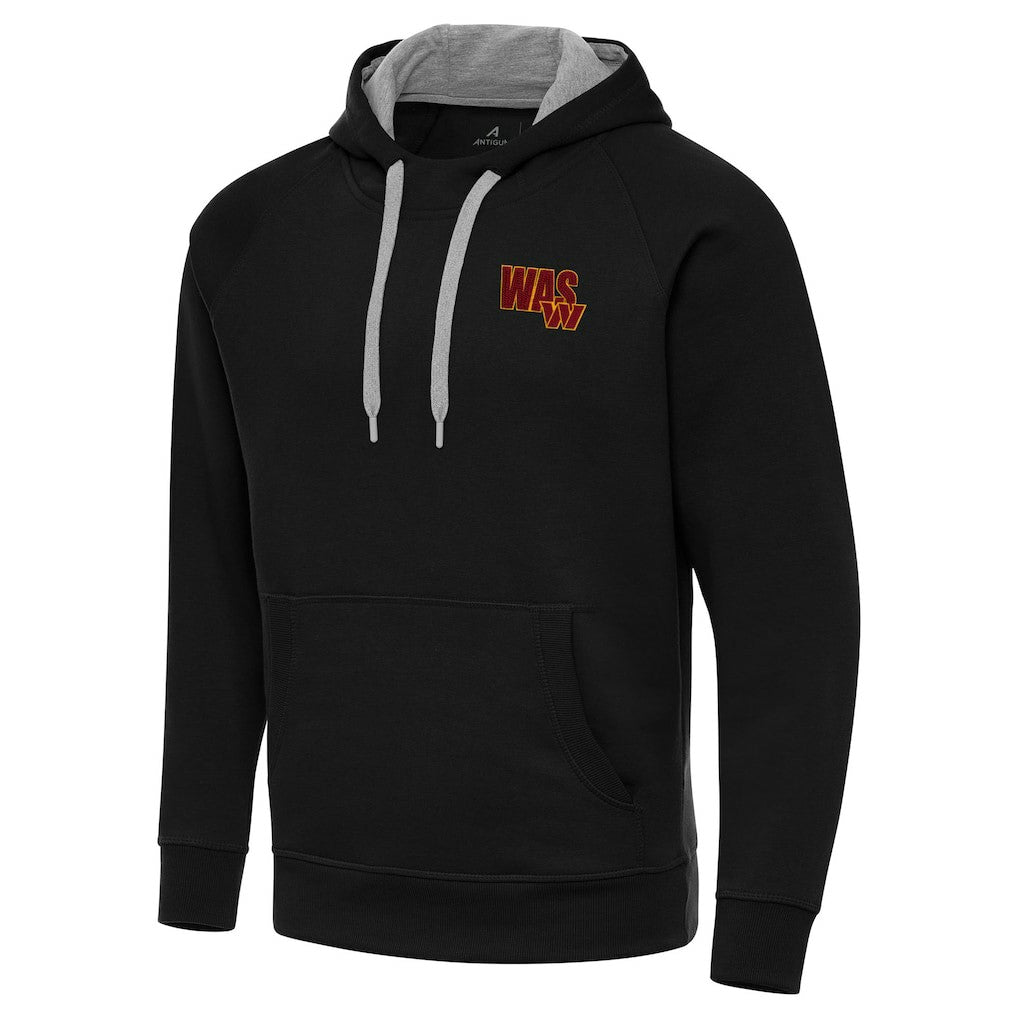 Men's Washington Commanders Antigua Victory Pullover Hoodie Black - NFL