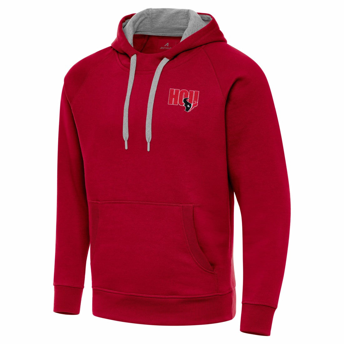 Men's Houston Texans Antigua Victory Pullover Hoodie Red - NFL