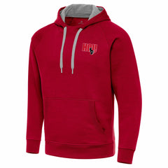 Men's Houston Texans Antigua Victory Pullover Hoodie Red - NFL