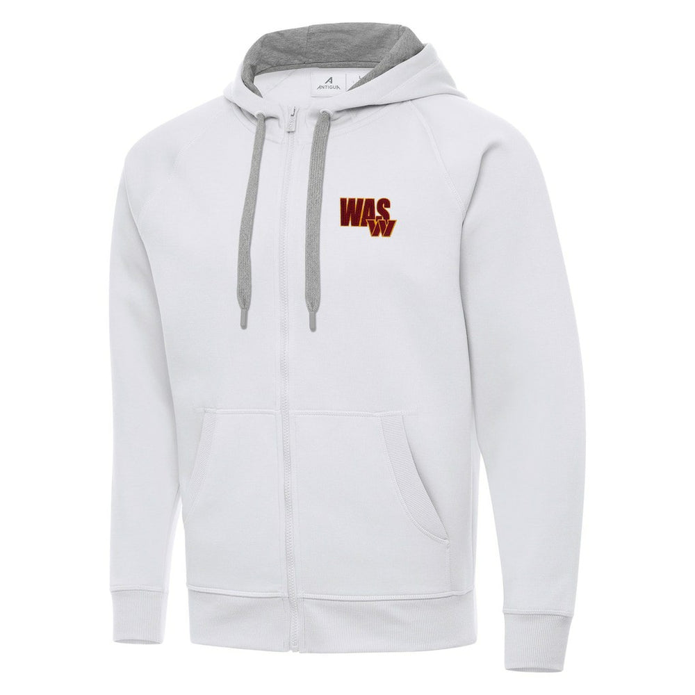 Men's Washington Commanders Antigua Victory Full-Zip Hoodie White - NFL