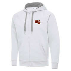 Men's Washington Commanders Antigua Victory Full-Zip Hoodie White - NFL