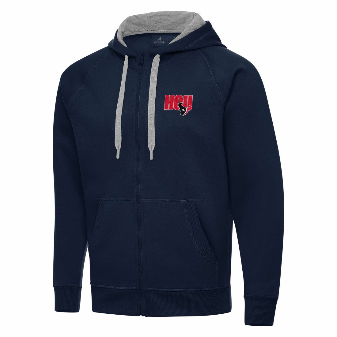 Men's Houston Texans Antigua Victory Full-Zip Hoodie Navy - NFL