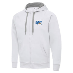 Men's Los Angeles Chargers Antigua Victory Full-Zip Hoodie White - NFL
