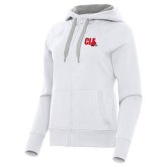 Cleveland Browns Antigua Women's Victory Full-Zip Hoodie White - NFL