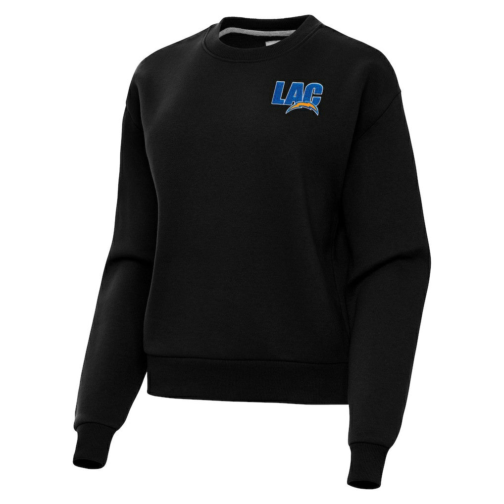 Los Angeles Chargers Antigua Women's Victory Pullover Sweatshirt Black - NFL