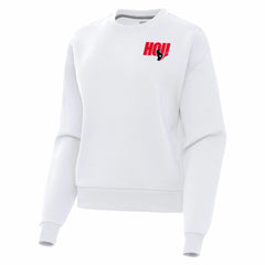 Houston Texans Antigua Women's Victory Pullover Sweatshirt White - NFL