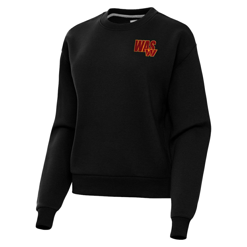Washington Commanders Antigua Women's Victory Pullover Sweatshirt Black - NFL