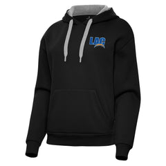 Los Angeles Chargers Antigua Women's Victory Pullover Hoodie Black - NFL