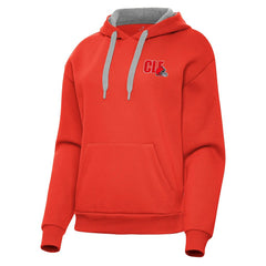 Cleveland Browns Antigua Women's Victory Pullover Hoodie Orange - NFL