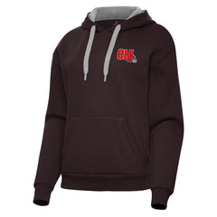 Cleveland Browns Antigua Women's Victory Pullover Hoodie Brown - NFL