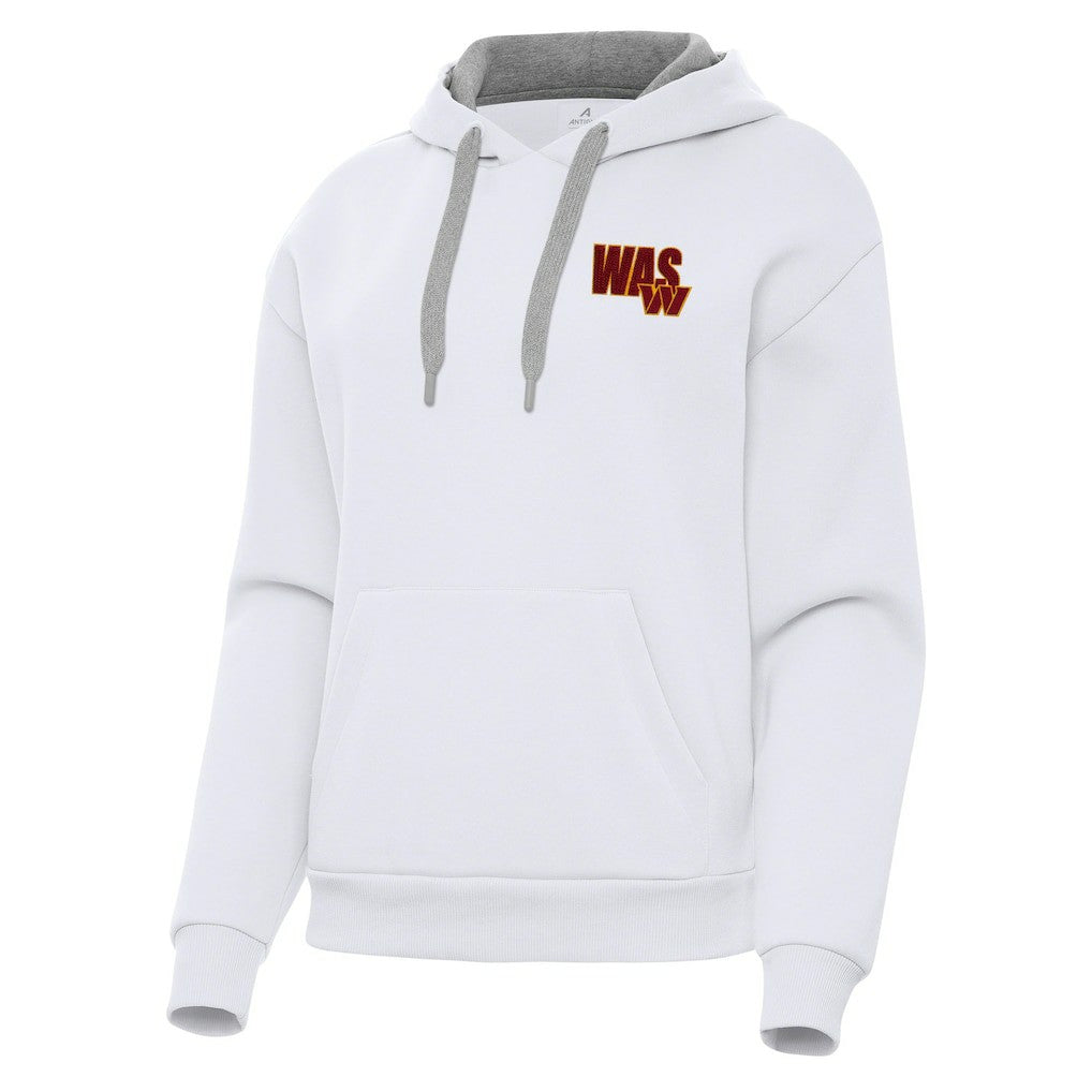 Washington Commanders Antigua Women's Victory Pullover Hoodie White - NFL