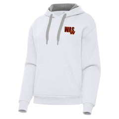 Washington Commanders Antigua Women's Victory Pullover Hoodie White - NFL