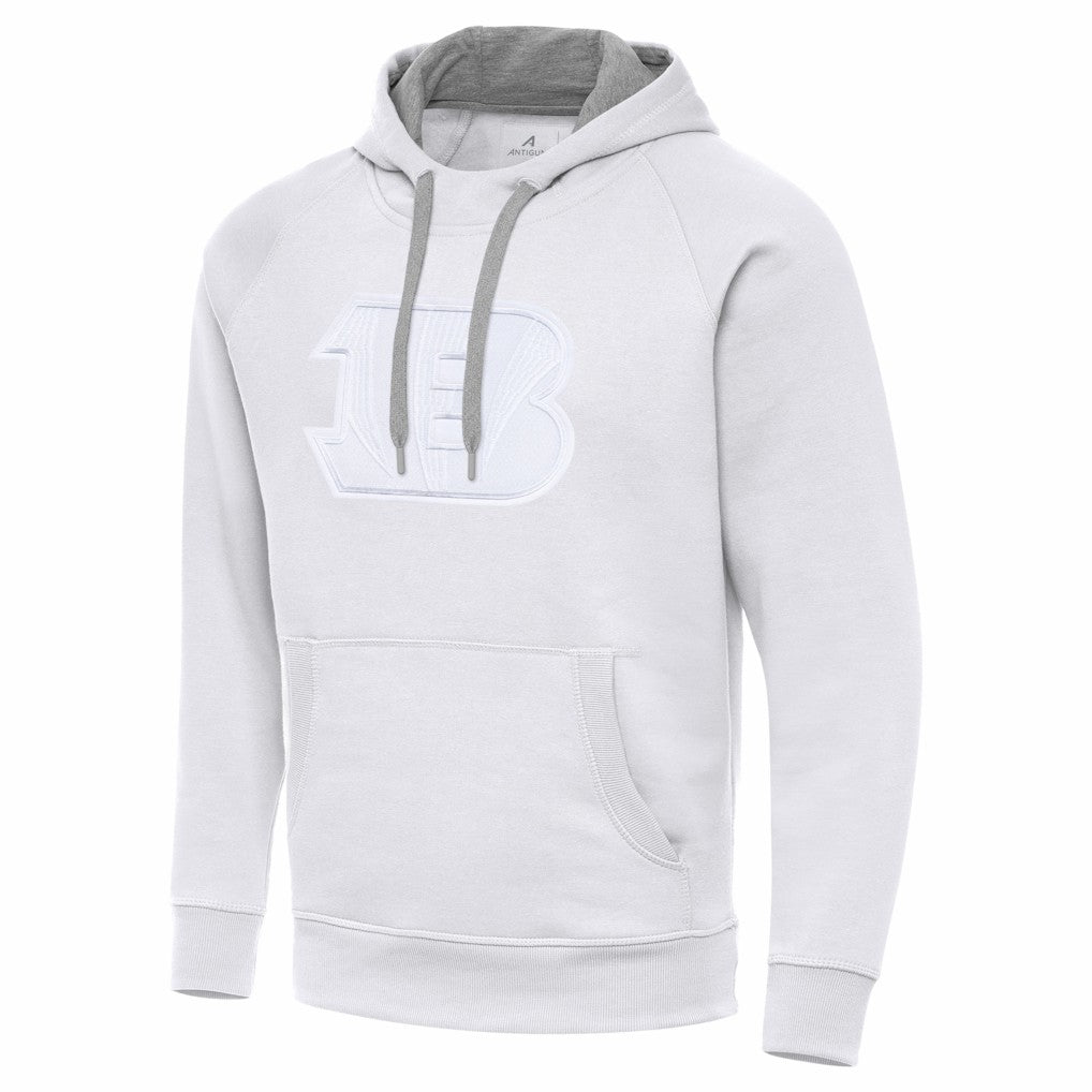 Cincinnati Bengals Antigua Victory Pullover Hoodie White - NFL