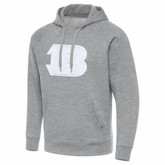 Cincinnati Bengals Antigua Victory Pullover Hoodie Heather Gray - NFL
