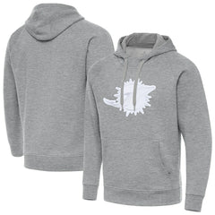 Miami Dolphins Antigua Victory Pullover Hoodie Heather Gray - NFL