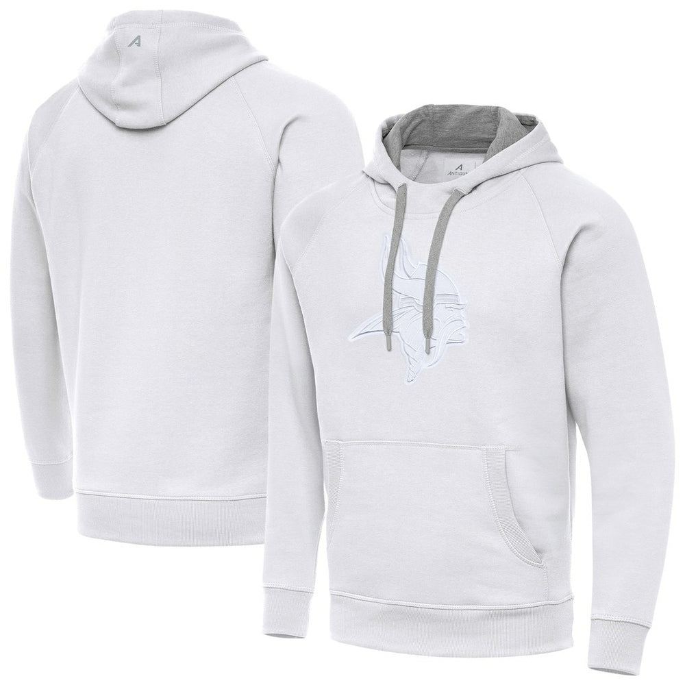 Minnesota Vikings Antigua Victory Pullover Hoodie White - NFL