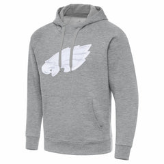 Philadelphia Eagles Antigua Victory Pullover Hoodie Heather Gray - NFL