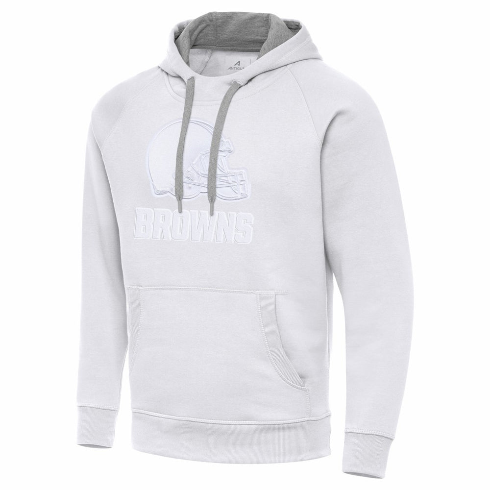 Cleveland Browns Antigua Victory Pullover Hoodie White - NFL