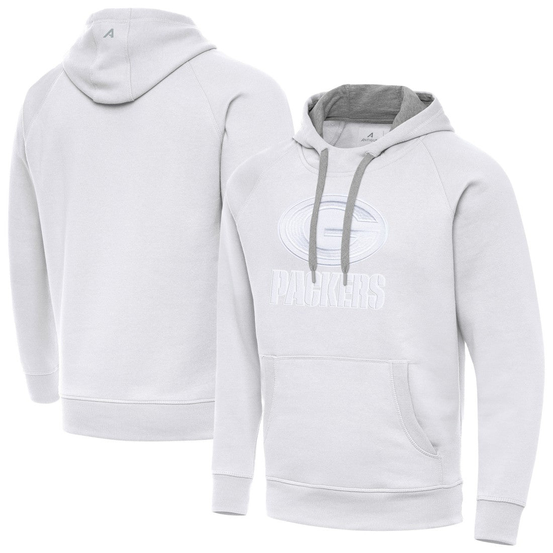 Green Bay Packers Antigua Victory Pullover Hoodie White - NFL