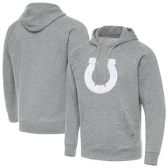 Indianapolis Colts Antigua Victory Pullover Hoodie Heather Gray - NFL