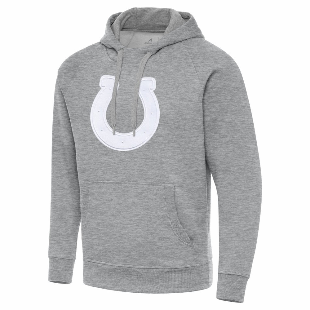 Indianapolis Colts Antigua Victory Pullover Hoodie Heather Gray - NFL