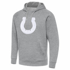 Indianapolis Colts Antigua Victory Pullover Hoodie Heather Gray - NFL