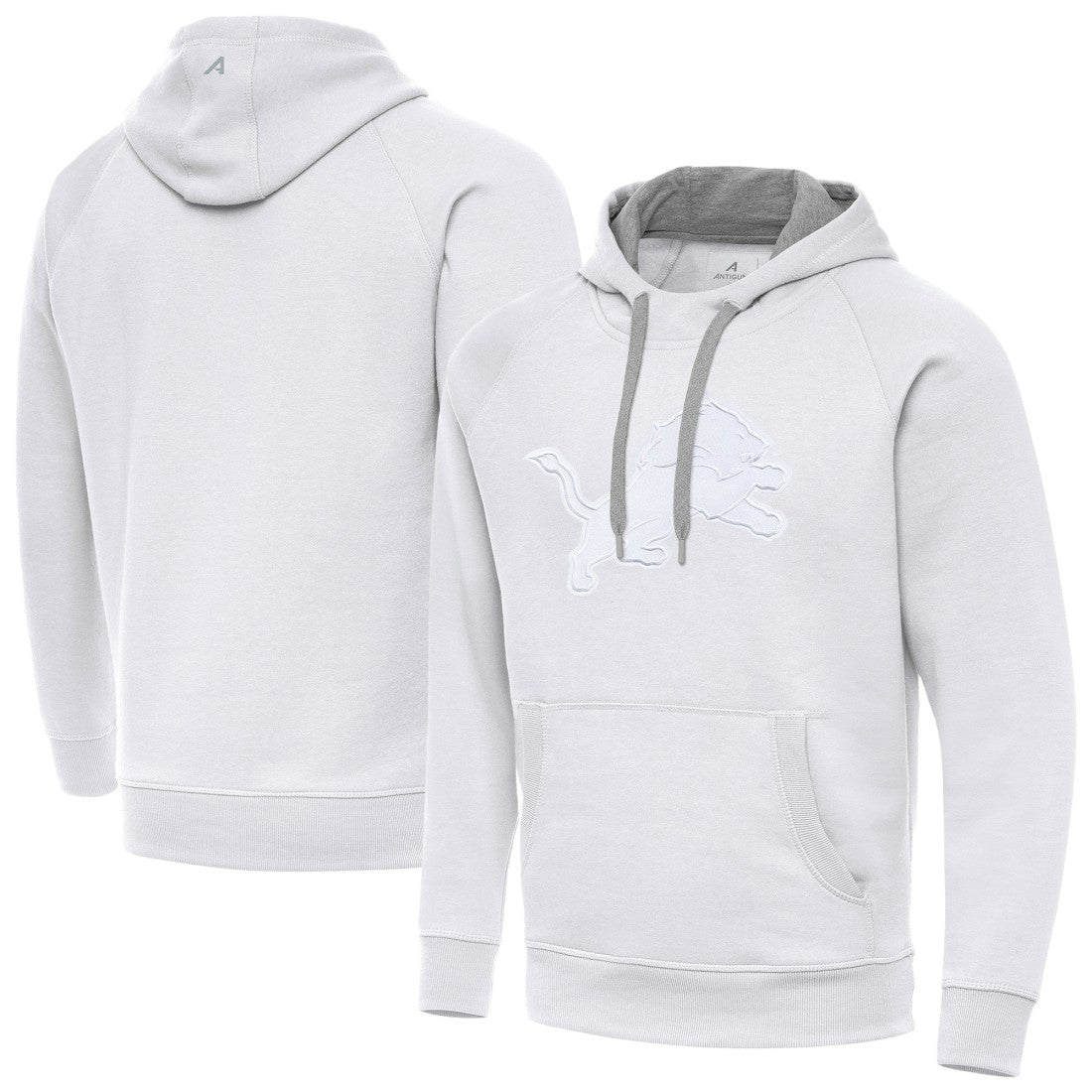 Detroit Lions Antigua Victory Pullover Hoodie White - NFL