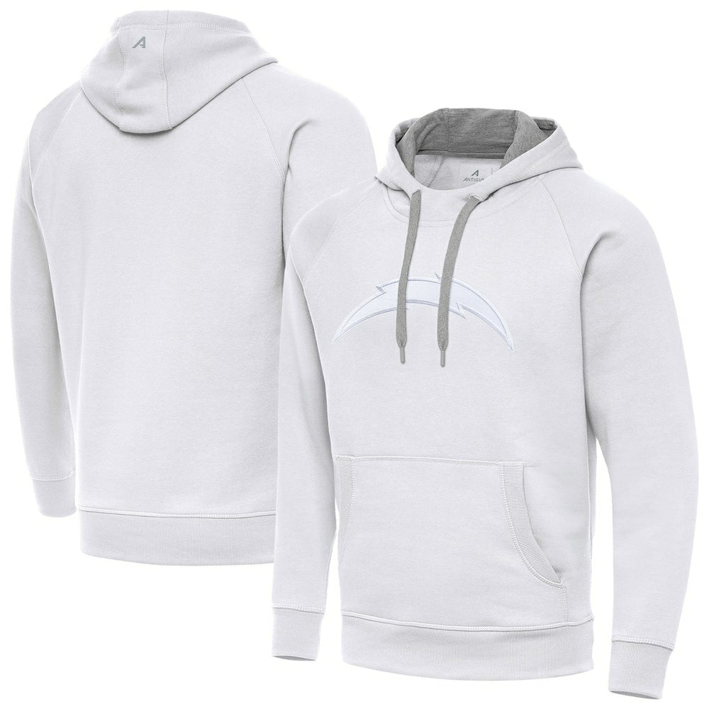 Los Angeles Chargers Antigua Victory Pullover Hoodie White - NFL