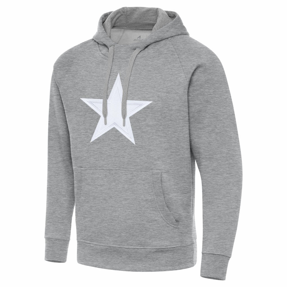 Dallas Cowboys Antigua Victory Pullover Hoodie Heather Gray - NFL