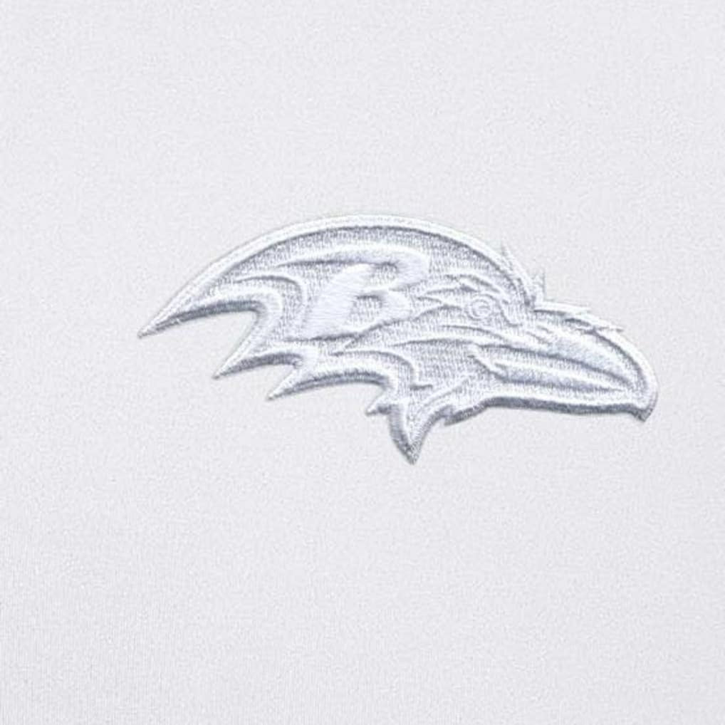 Baltimore Ravens Antigua Generation Quarter-Zip Jacket White - NFL