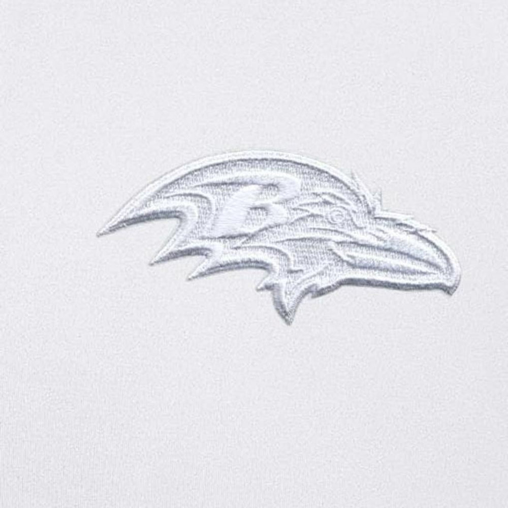 Baltimore Ravens Antigua Generation Quarter-Zip Jacket White - NFL