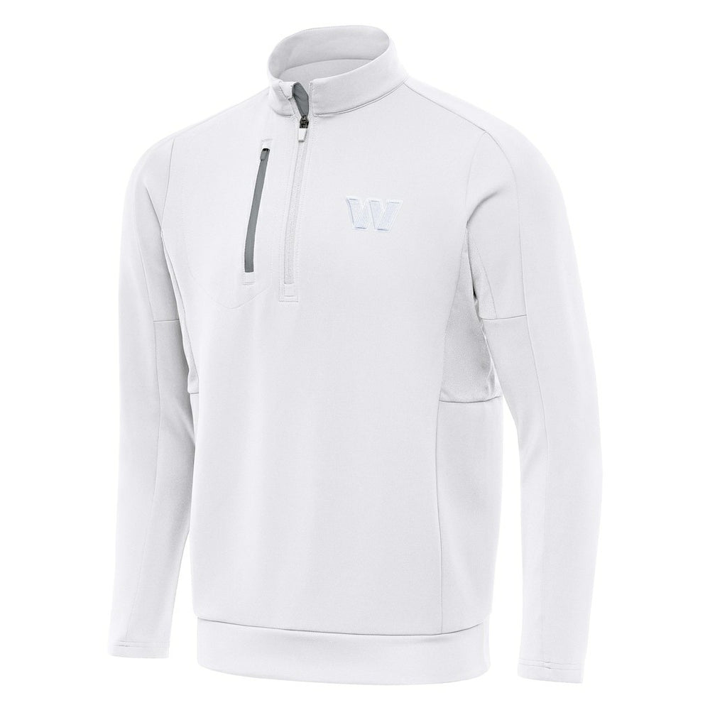 Washington Commanders Antigua Generation Quarter-Zip Jacket White - NFL