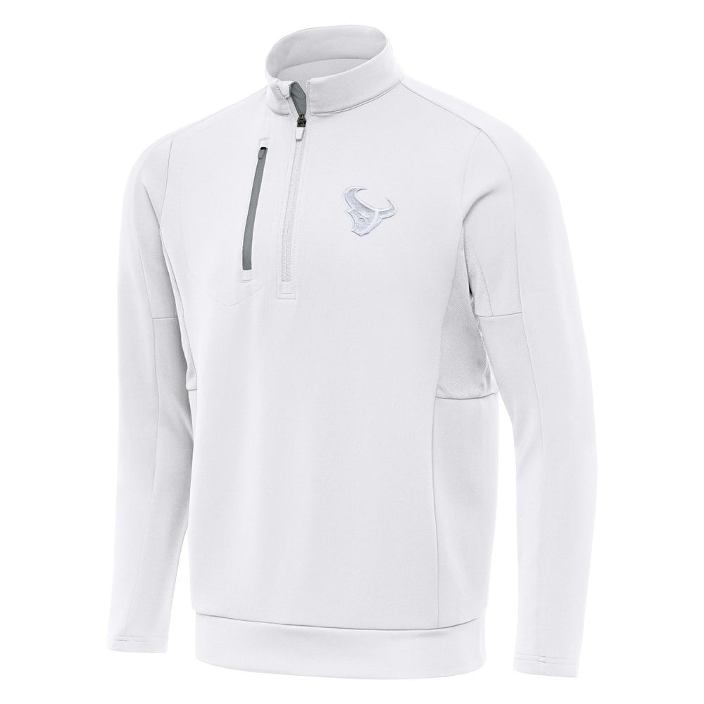 Houston Texans Antigua Generation Quarter-Zip Jacket White - NFL
