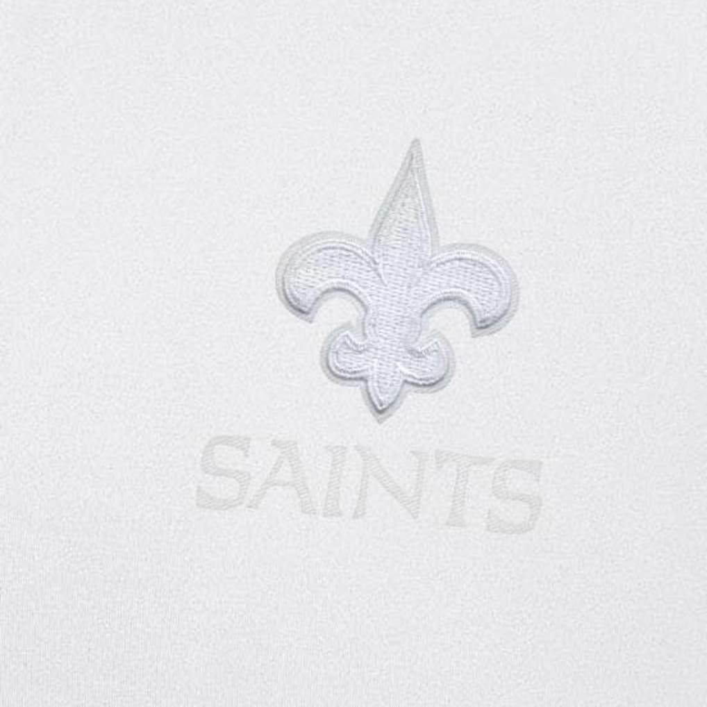 New Orleans Saints Antigua Generation Quarter-Zip Jacket White - NFL
