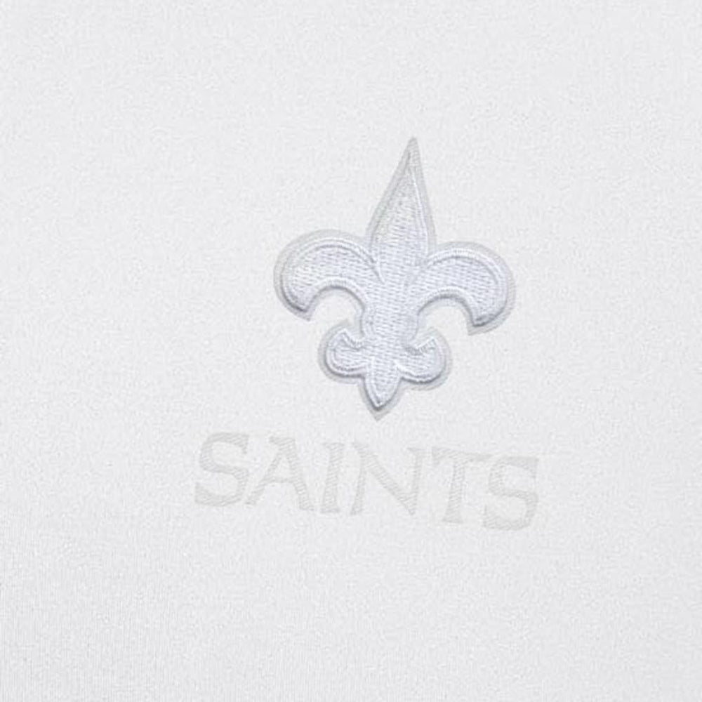 New Orleans Saints Antigua Generation Quarter-Zip Jacket White - NFL