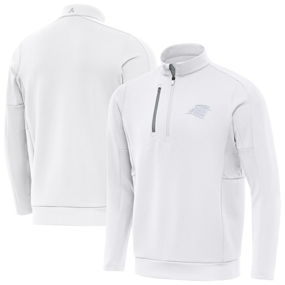 Carolina Panthers Antigua Generation Quarter-Zip Jacket White - NFL