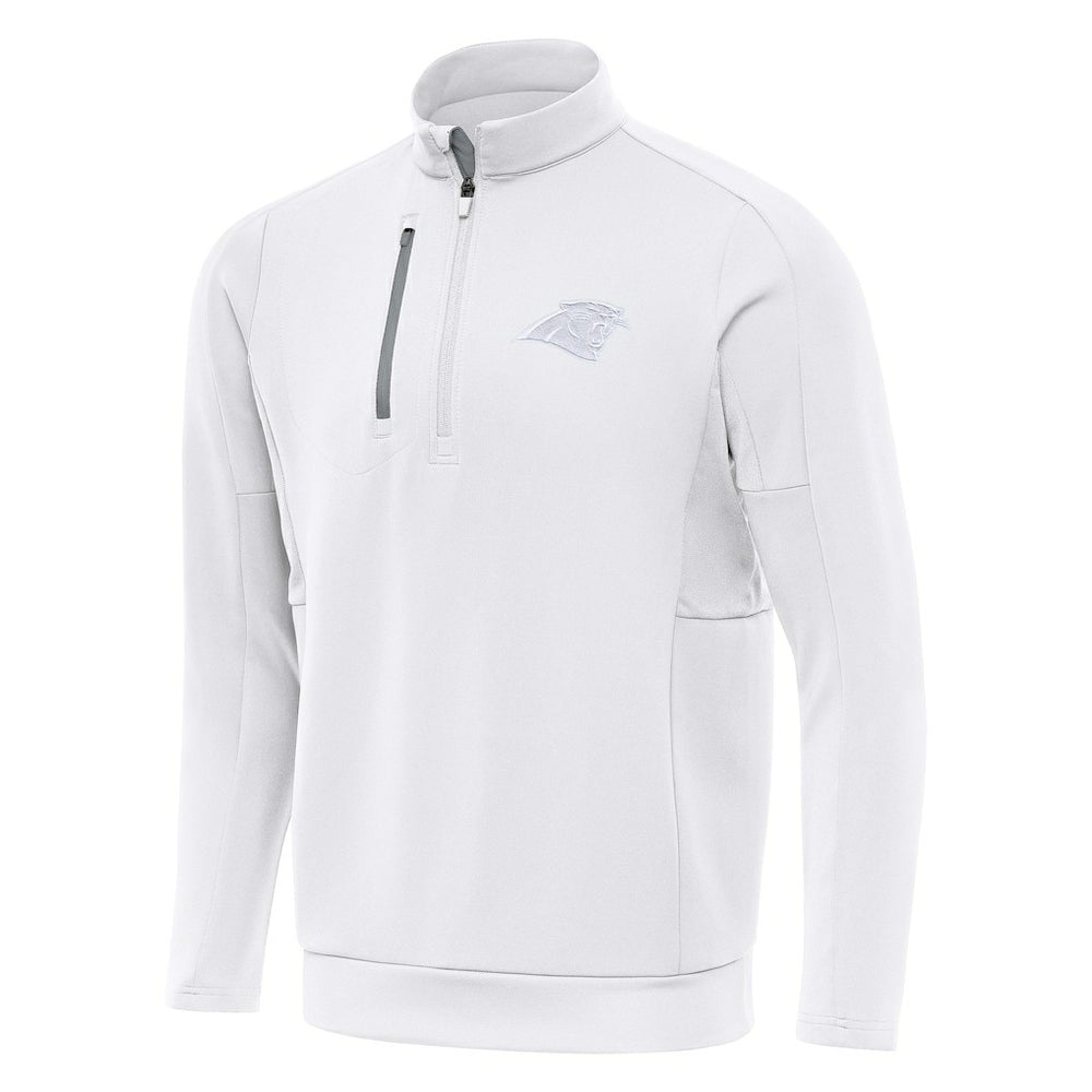Carolina Panthers Antigua Generation Quarter-Zip Jacket White - NFL