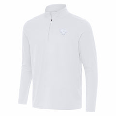 Jacksonville Jaguars Antigua Intent Quarter-Zip Jacket White - NFL