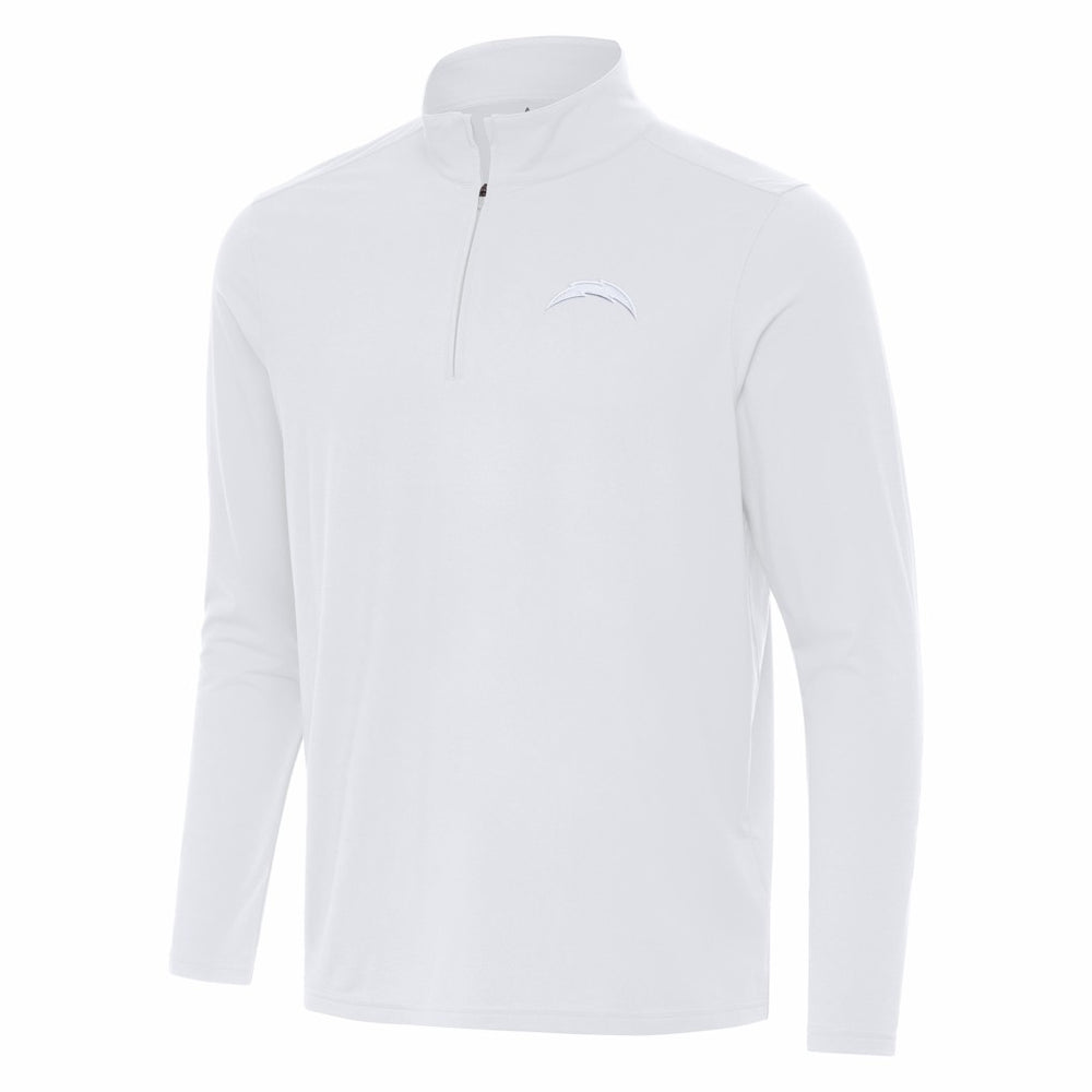 Los Angeles Chargers Antigua Intent Quarter-Zip Jacket White - NFL