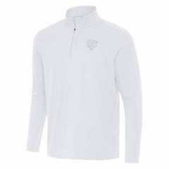 Chicago Bears Antigua Intent Quarter-Zip Jacket White - NFL